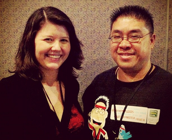 Blog World LA 2011 - Kristi Hines & Calvin Lee Blog World LA 2011 - Kristi Hines & Calvin Lee