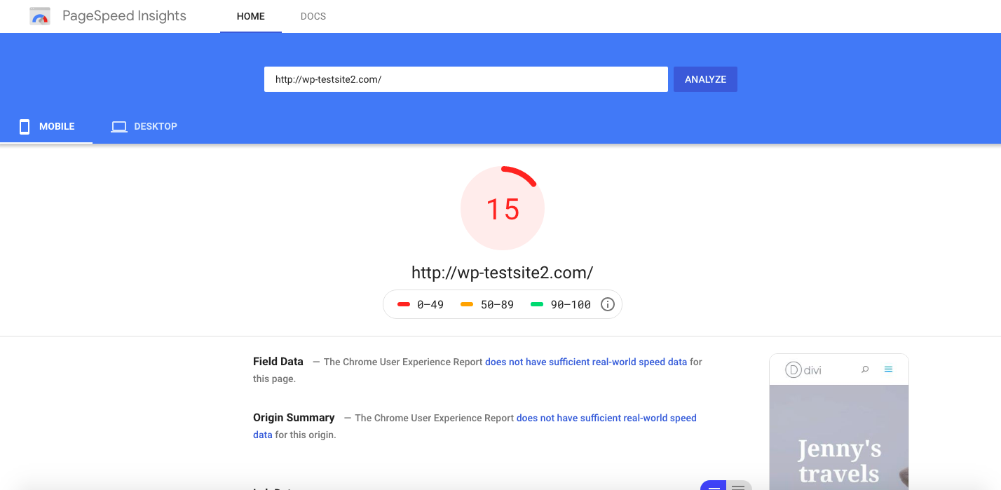 Google speed insight. Google speed insight
